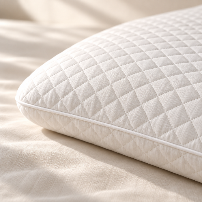Slim Quilted Memory Foam Pillow