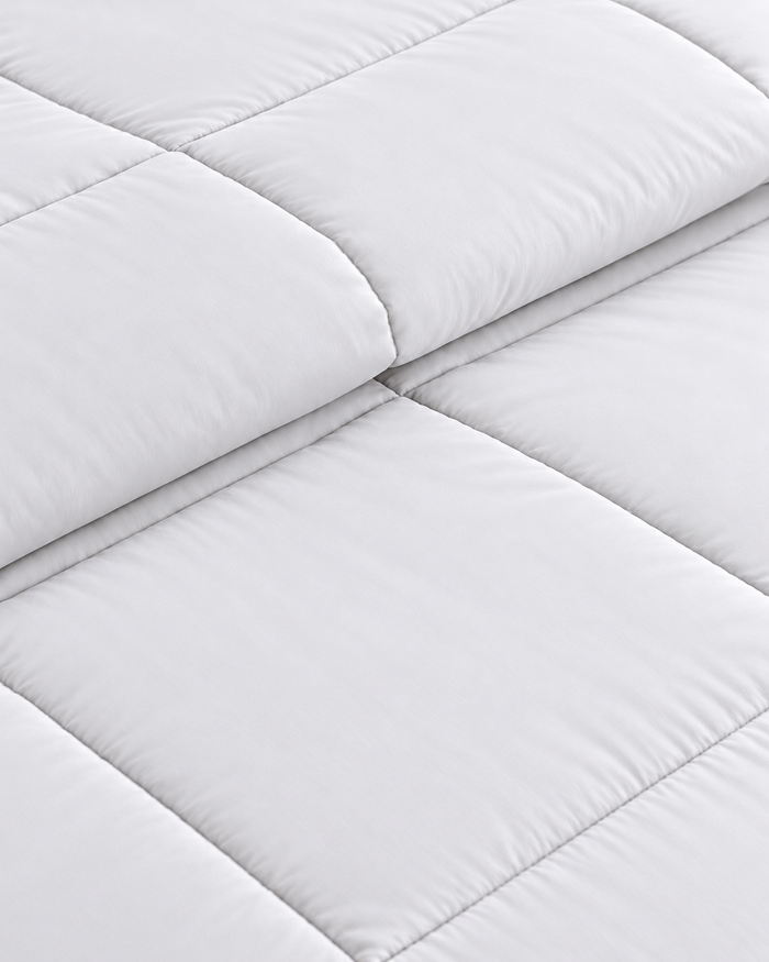 Microfiber Comforter – White Solid