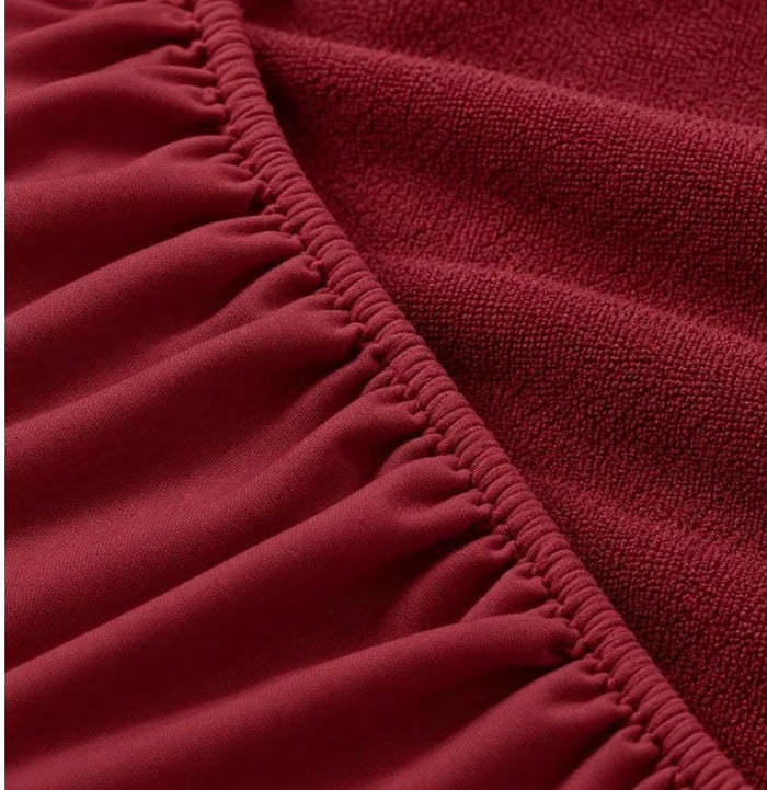 Waterproof Terry Mattress Protector – Maroon