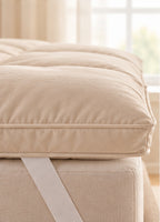 Westy Home beige mattress topper — view 5