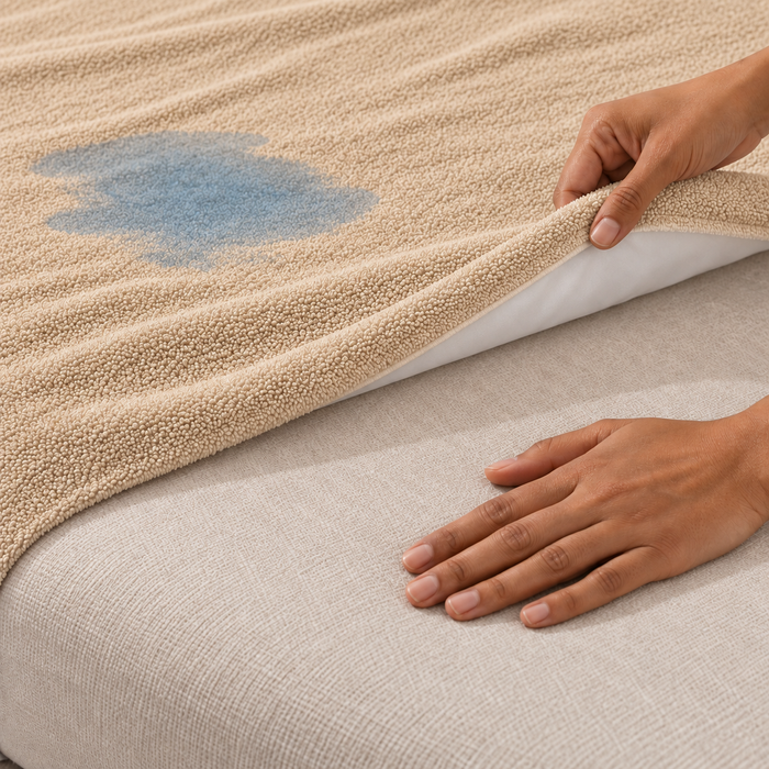 Waterproof Terry Mattress Protector – Beige