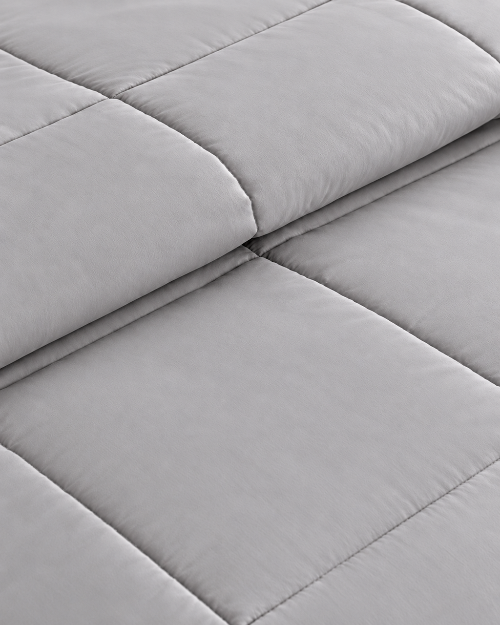 Westy Home Silver Solid microfiber comforter fabric texture close-up