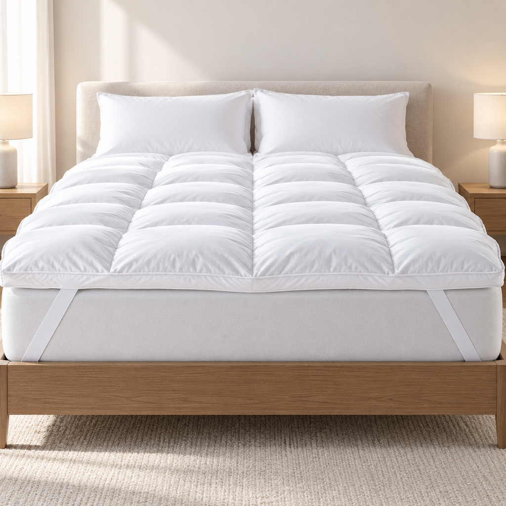 Westy Home white mattress topper — view 1