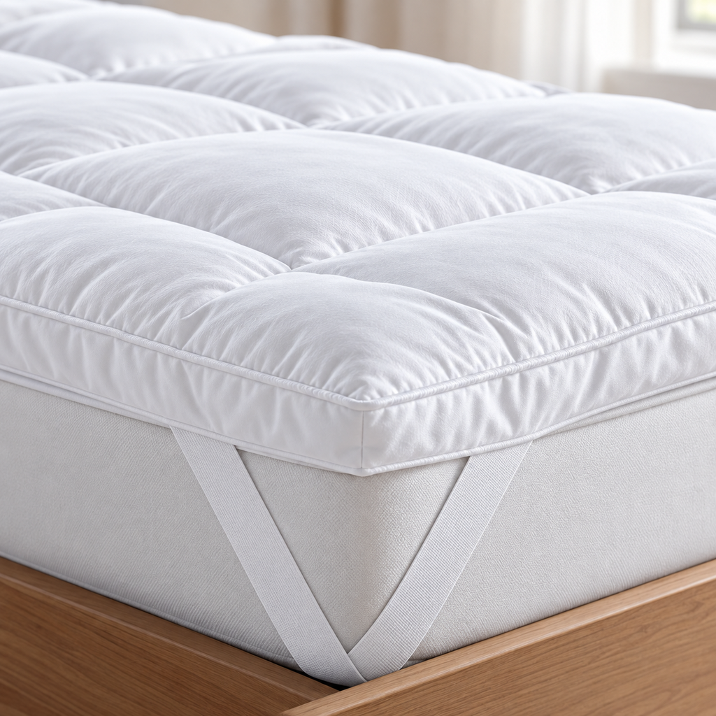 Westy Home white mattress topper — view 3